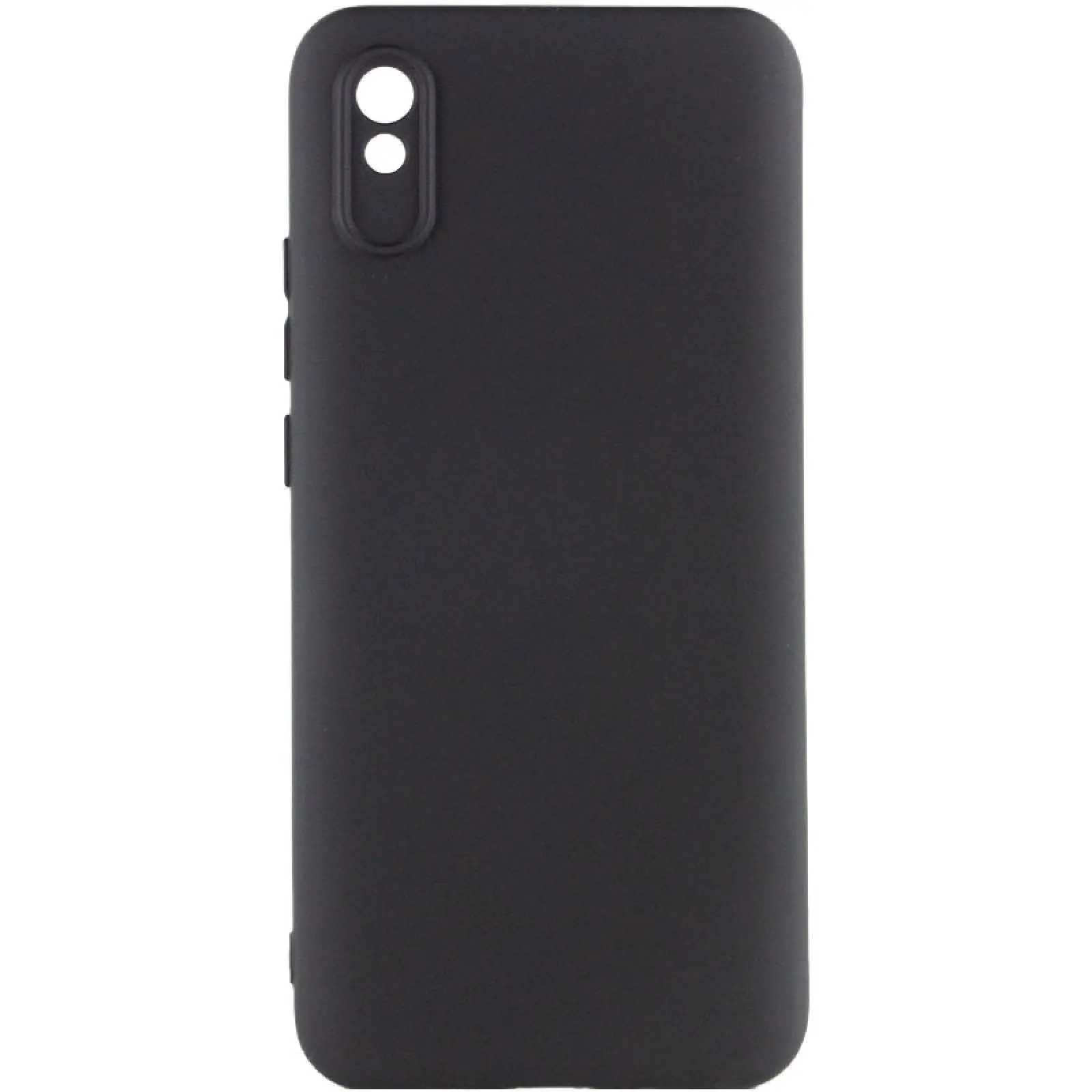 Чохол Silicone Cover Ummi Lakshmi Full Camera (AA) для Xiaomi Redmi 9A, Чорний / Black, Силікон, купити оптом з доставкою