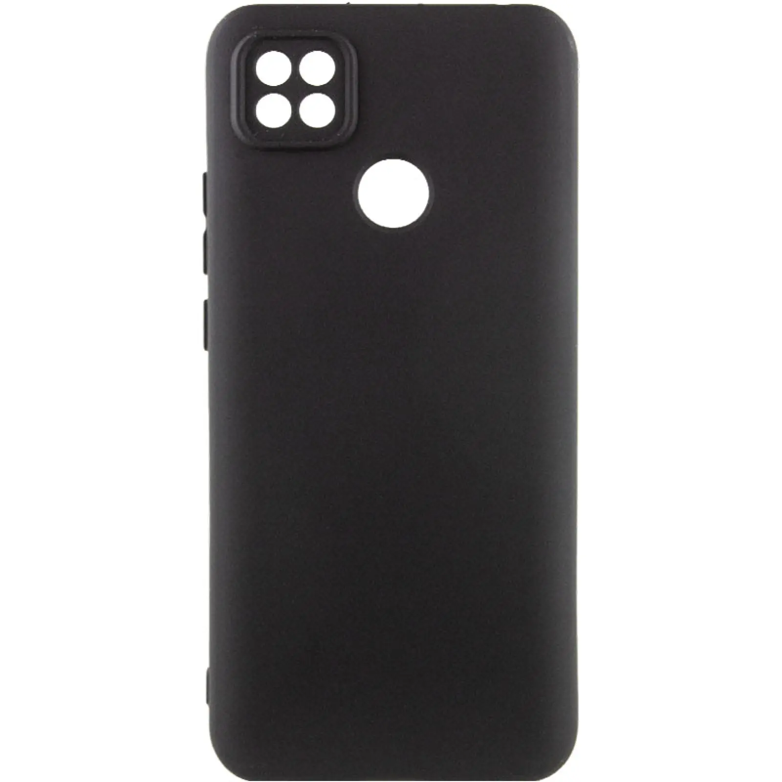 Чехол Silicone Cover Ummi Lakshmi Full Camera (AA) для Xiaomi Redmi 9C, Черный / Black, Силикон, купить оптом с доставкой
