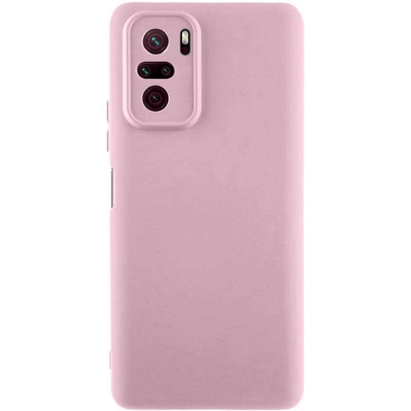 Чохол Silicone Cover Ummi Lakshmi Full Camera (AA) для Xiaomi Redmi Note 10 / Note 10s, Рожевий / Pink Sand, Силікон, купити оптом з доставкою