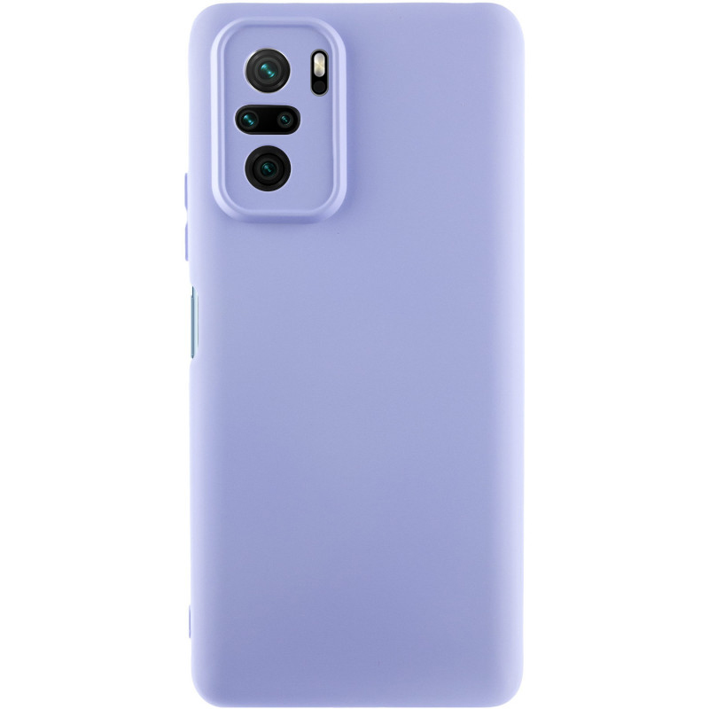 Чохол Silicone Cover Ummi Lakshmi Full Camera (AA) для Xiaomi Redmi Note 10 / Note 10s, Бузковий / Dasheen, Силікон, купити оптом з доставкою