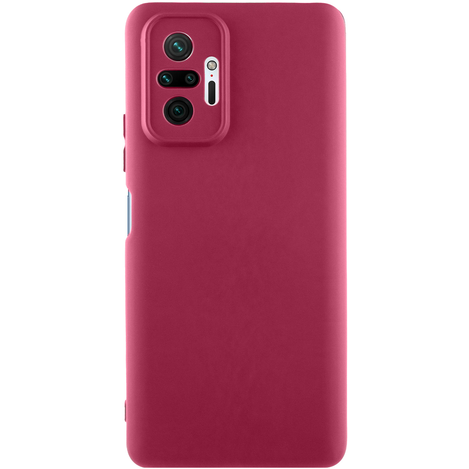 Чехол Silicone Cover Ummi Lakshmi Full Camera (AA) для Xiaomi Redmi Note 10 Pro / 10 Pro Max, Бордовый / Marsala, Силикон, купить оптом с доставкой