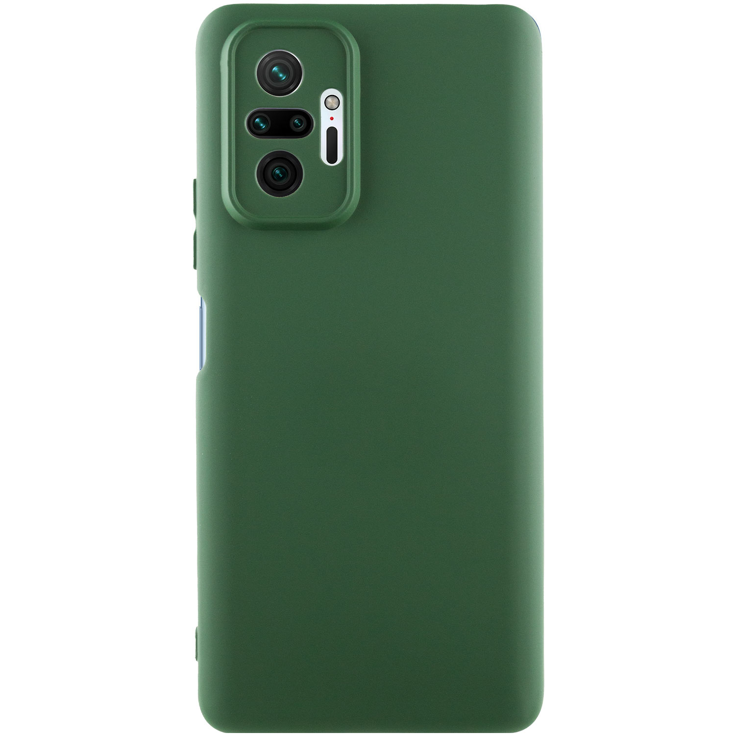 Чехол Silicone Cover Ummi Lakshmi Full Camera (AA) для Xiaomi Redmi Note 10 Pro / 10 Pro Max, Зеленый / Cyprus Green, Силикон, купить оптом с доставкой