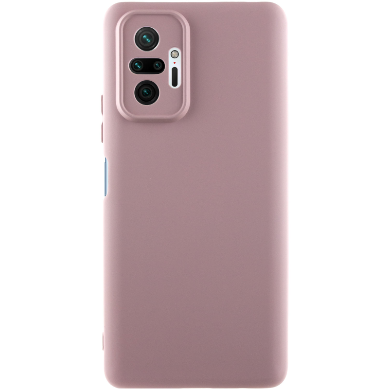 Чехол Silicone Cover Ummi Lakshmi Full Camera (AA) для Xiaomi Redmi Note 10 Pro / 10 Pro Max, Розовый / Pink Sand, Силикон, купить оптом с доставкой