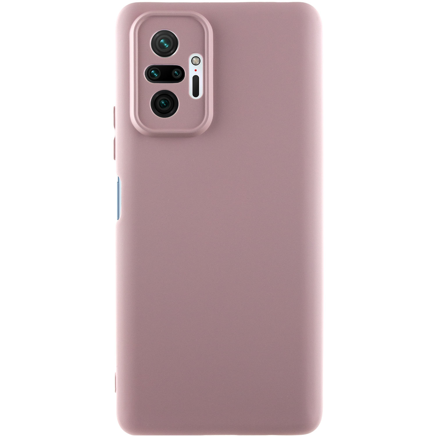 Чехол Silicone Cover Ummi Lakshmi Full Camera (AA) для Xiaomi Redmi Note 10 Pro / 10 Pro Max, Розовый / Pink Sand, Силикон, купить оптом с доставкой