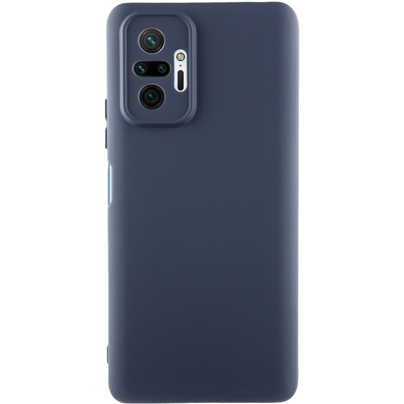 Чехол Silicone Cover Ummi Lakshmi Full Camera (AA) для Xiaomi Redmi Note 10 Pro / 10 Pro Max, Синий / Midnight Blue, Силикон, купить оптом с доставкой