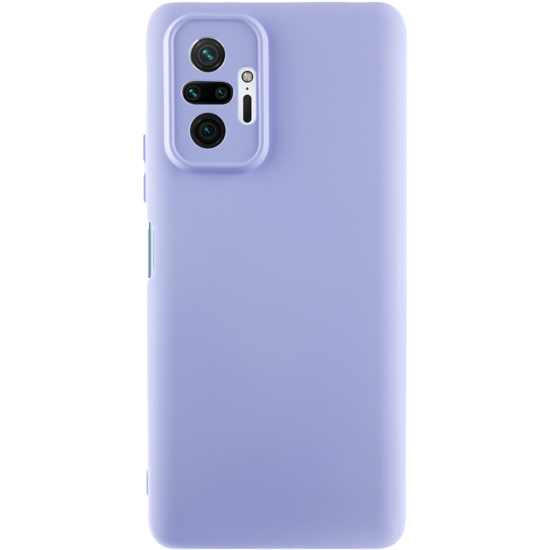 Чехол Silicone Cover Ummi Lakshmi Full Camera (AA) для Xiaomi Redmi Note 10 Pro / 10 Pro Max, Сиреневый / Dasheen, Силикон, купить оптом с доставкой