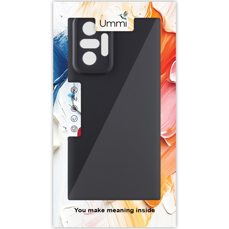 Чехол Silicone Cover Ummi Lakshmi Full Camera (AA) для Xiaomi Redmi Note 10 Pro / 10 Pro Max, Черный / Black 1, Силикон, купить оптом с доставкой