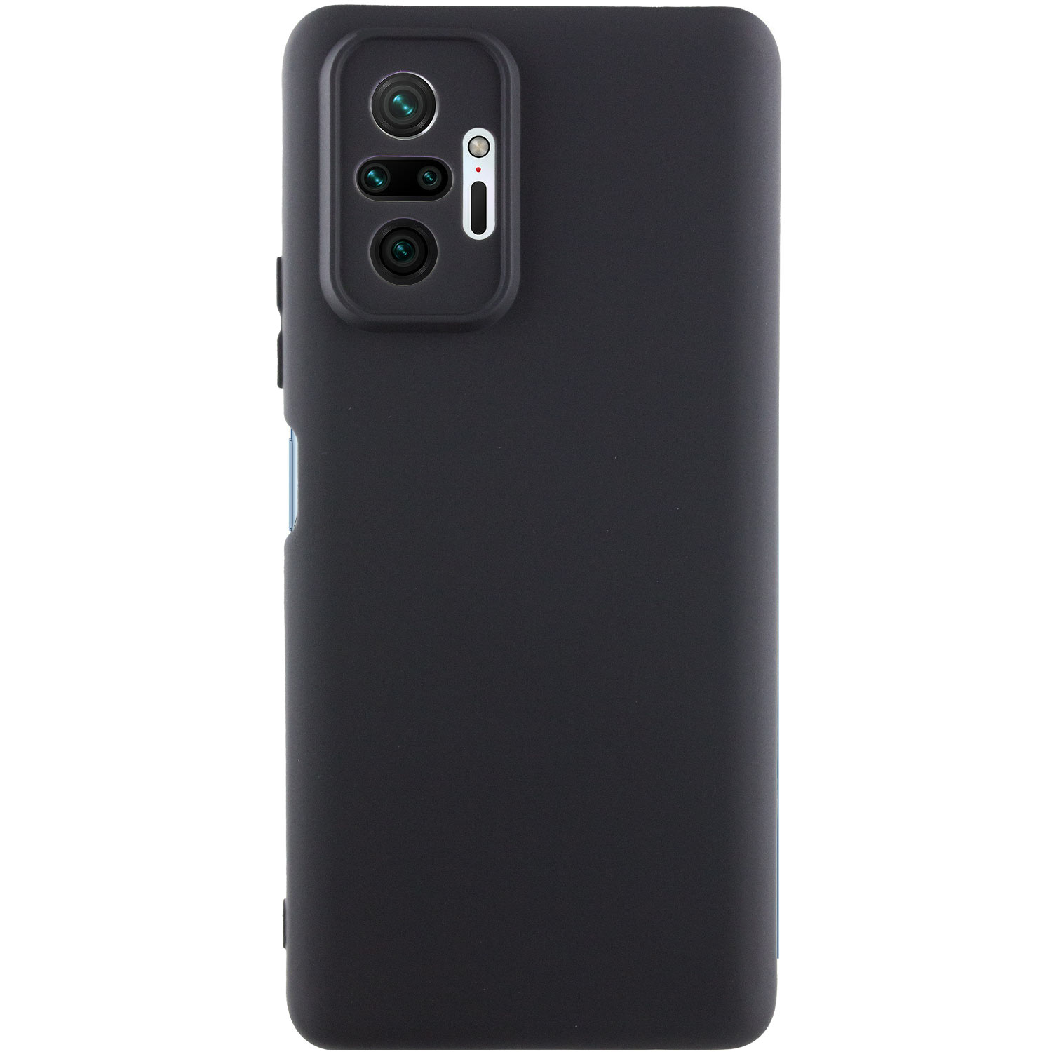 Чехол Silicone Cover Ummi Lakshmi Full Camera (AA) для Xiaomi Redmi Note 10 Pro / 10 Pro Max, Черный / Black, Силикон, купить оптом с доставкой