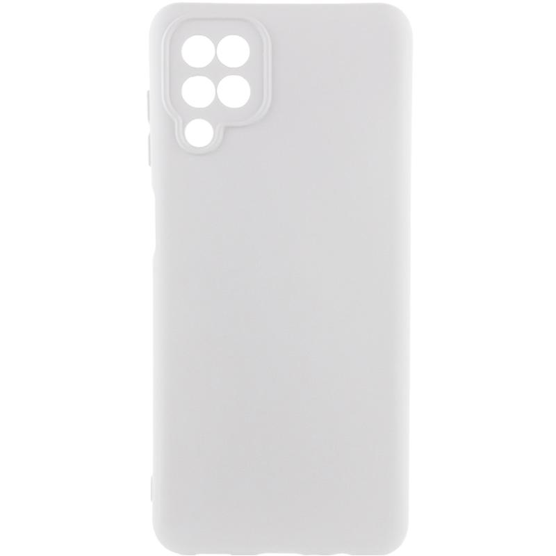 Чохол Silicone Cover Lakshmi Full Camera (AA) для Samsung Galaxy A12 | Мікрофібра на малюнкі №1