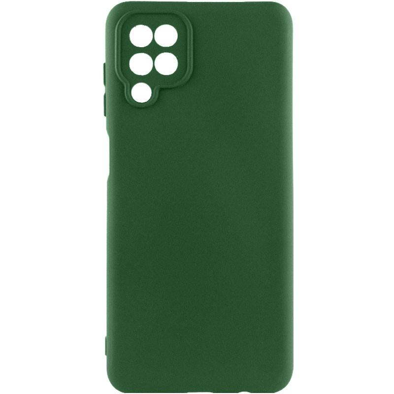 Чохол Silicone Cover Lakshmi Full Camera (AA) для Samsung Galaxy A12 | Мікрофібра на малюнкі №1