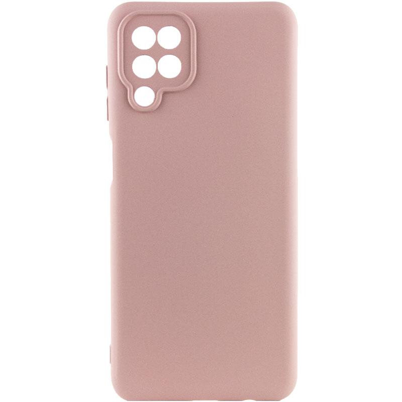 Чохол Silicone Cover Lakshmi Full Camera (AA) для Samsung Galaxy A12 | Мікрофібра на малюнкі №1