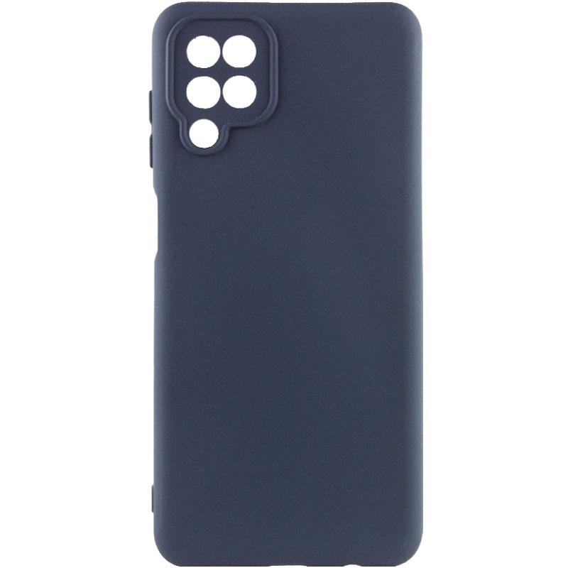 Чохол Silicone Cover Lakshmi Full Camera (AA) для Samsung Galaxy A12 | Мікрофібра на малюнкі №1