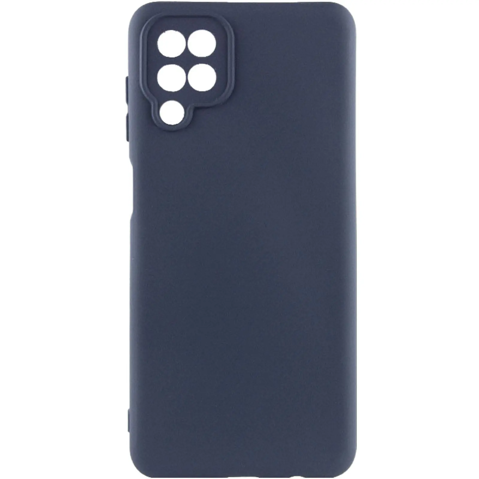 Чехол Silicone Cover Ummi Lakshmi Full Camera (AA) для Samsung Galaxy A12, Синий / Midnight Blue, Силикон, купить оптом с доставкой