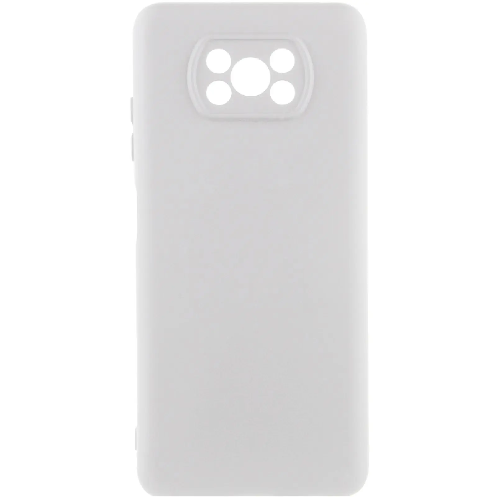 Чехол Silicone Cover Ummi Lakshmi Full Camera (AA) для Xiaomi Poco X3 NFC / Poco X3 Pro, Белый / White, Силикон, купить оптом с доставкой