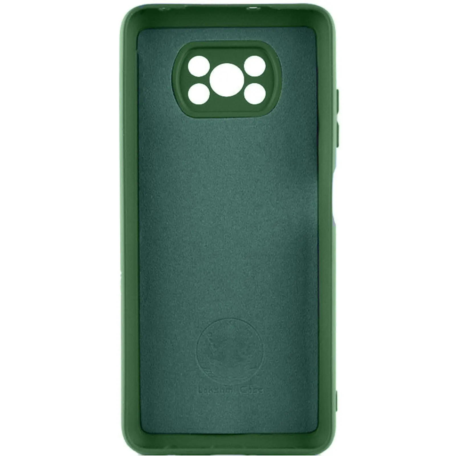 Чехол Silicone Cover Ummi Lakshmi Full Camera (AA) для Xiaomi Poco X3 NFC / Poco X3 Pro, Зеленый / Dark green 1, Силикон, купить оптом с доставкой