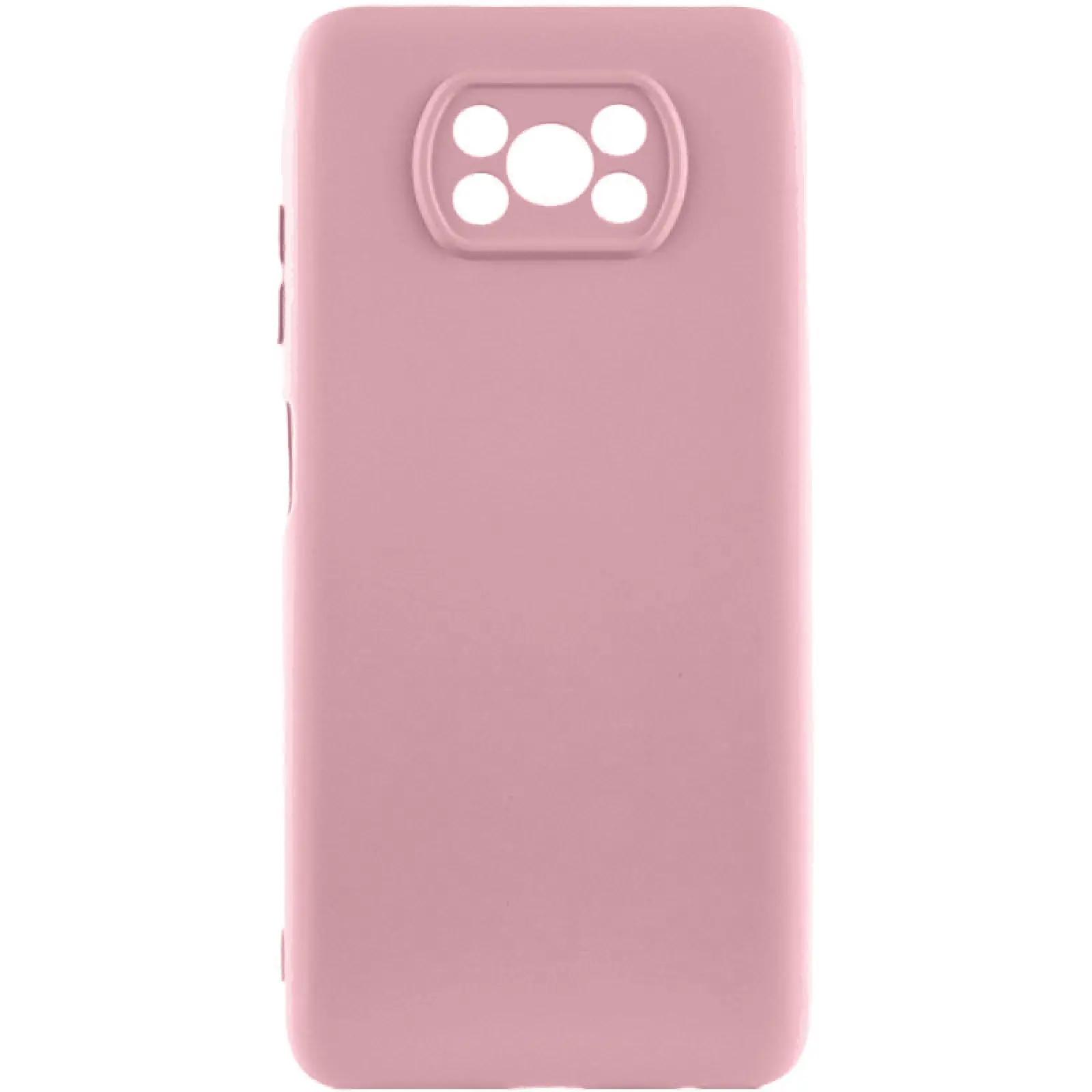 Чехол Silicone Cover Ummi Lakshmi Full Camera (AA) для Xiaomi Poco X3 NFC / Poco X3 Pro, Розовый / Pink Sand, Силикон, купить оптом с доставкой