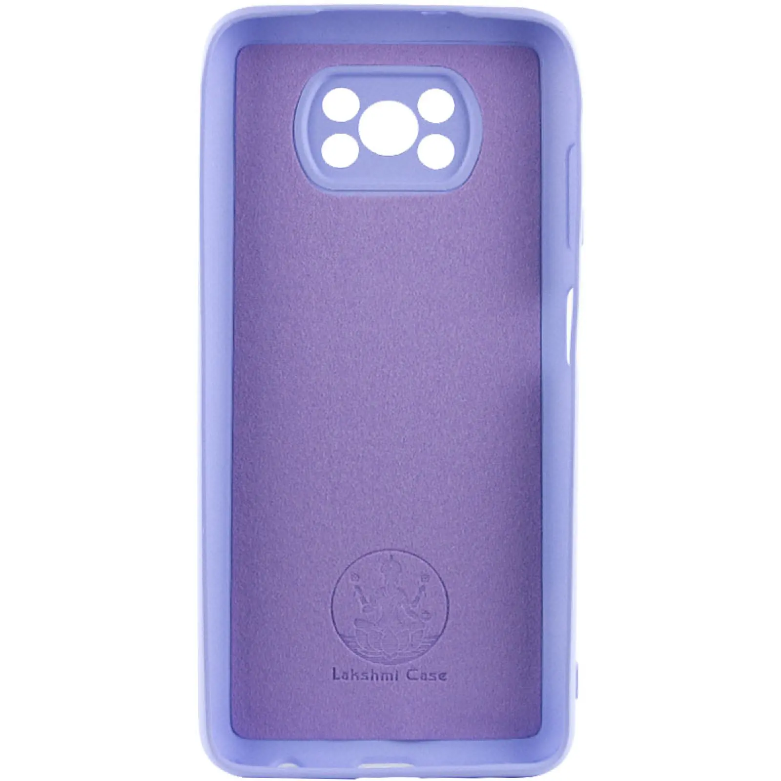 Чехол Silicone Cover Ummi Lakshmi Full Camera (AA) для Xiaomi Poco X3 NFC / Poco X3 Pro, Сиреневый / Dasheen 1, Силикон, купить оптом с доставкой