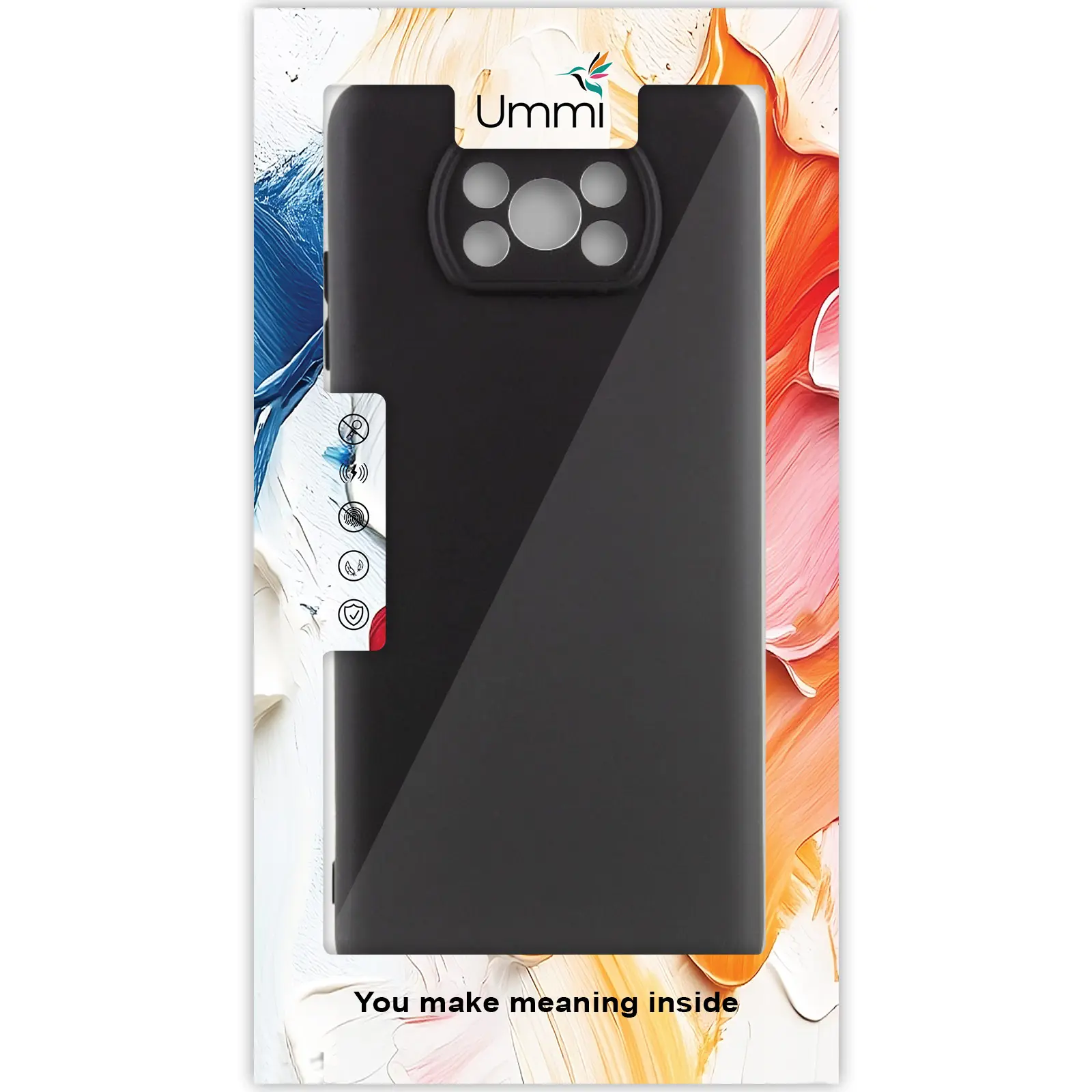 Чехол Silicone Cover Ummi Lakshmi Full Camera (AA) для Xiaomi Poco X3 NFC / Poco X3 Pro, Черный / Black 2, Силикон, купить оптом с доставкой