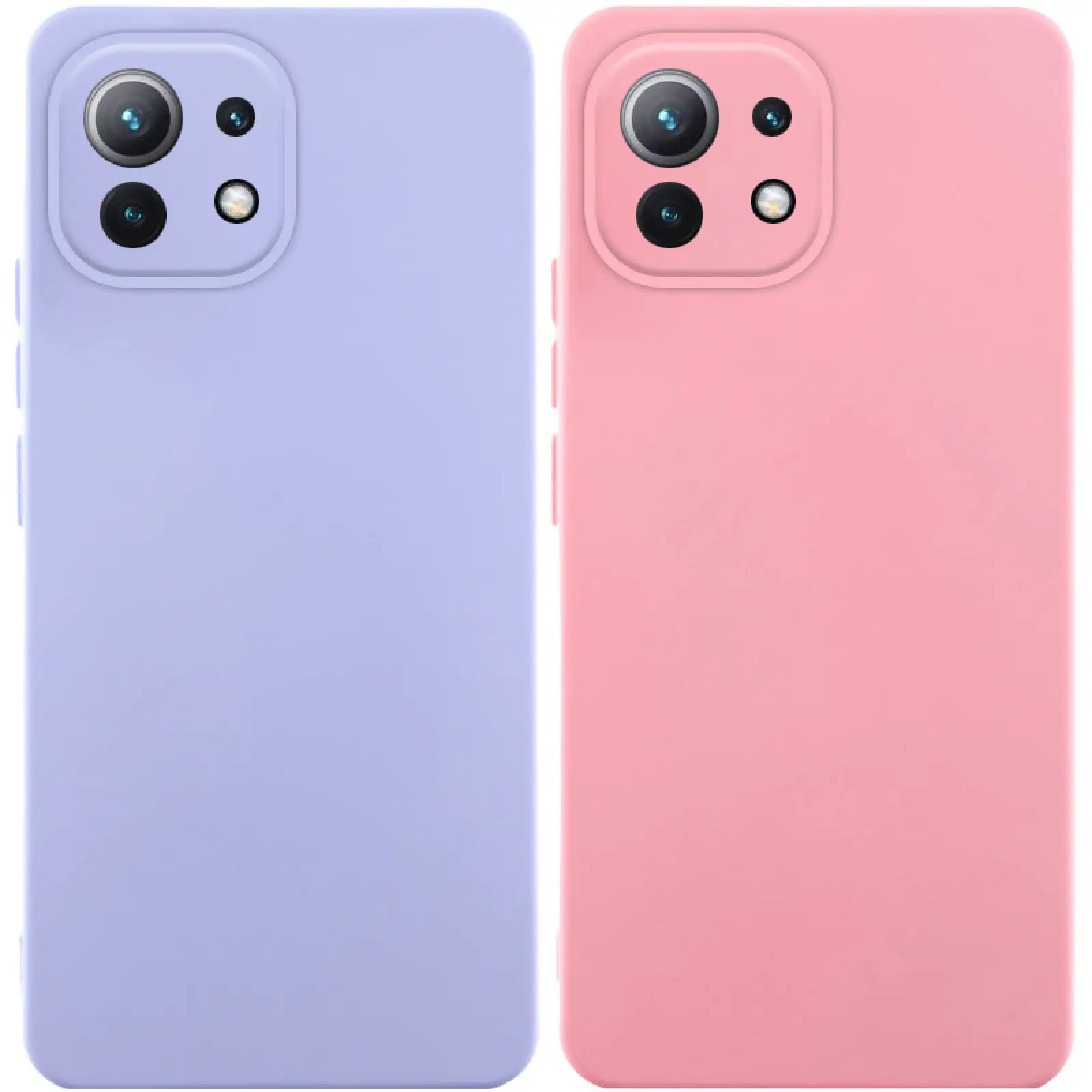 Чехол Silicone Cover Ummi Lakshmi Full Camera (AA) для Xiaomi Mi 11 Lite, Силикон, купить оптом с доставкой