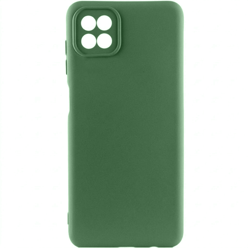 Чехол Silicone Cover Ummi Lakshmi Full Camera (AA) для Samsung Galaxy A22 4G, Зеленый / Cyprus Green, Силикон, купить оптом с доставкой