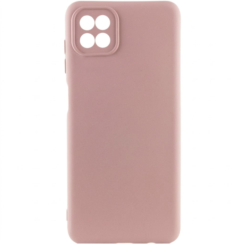 Чехол Silicone Cover Ummi Lakshmi Full Camera (AA) для Samsung Galaxy A22 4G, Розовый / Pink Sand, Силикон, купить оптом с доставкой