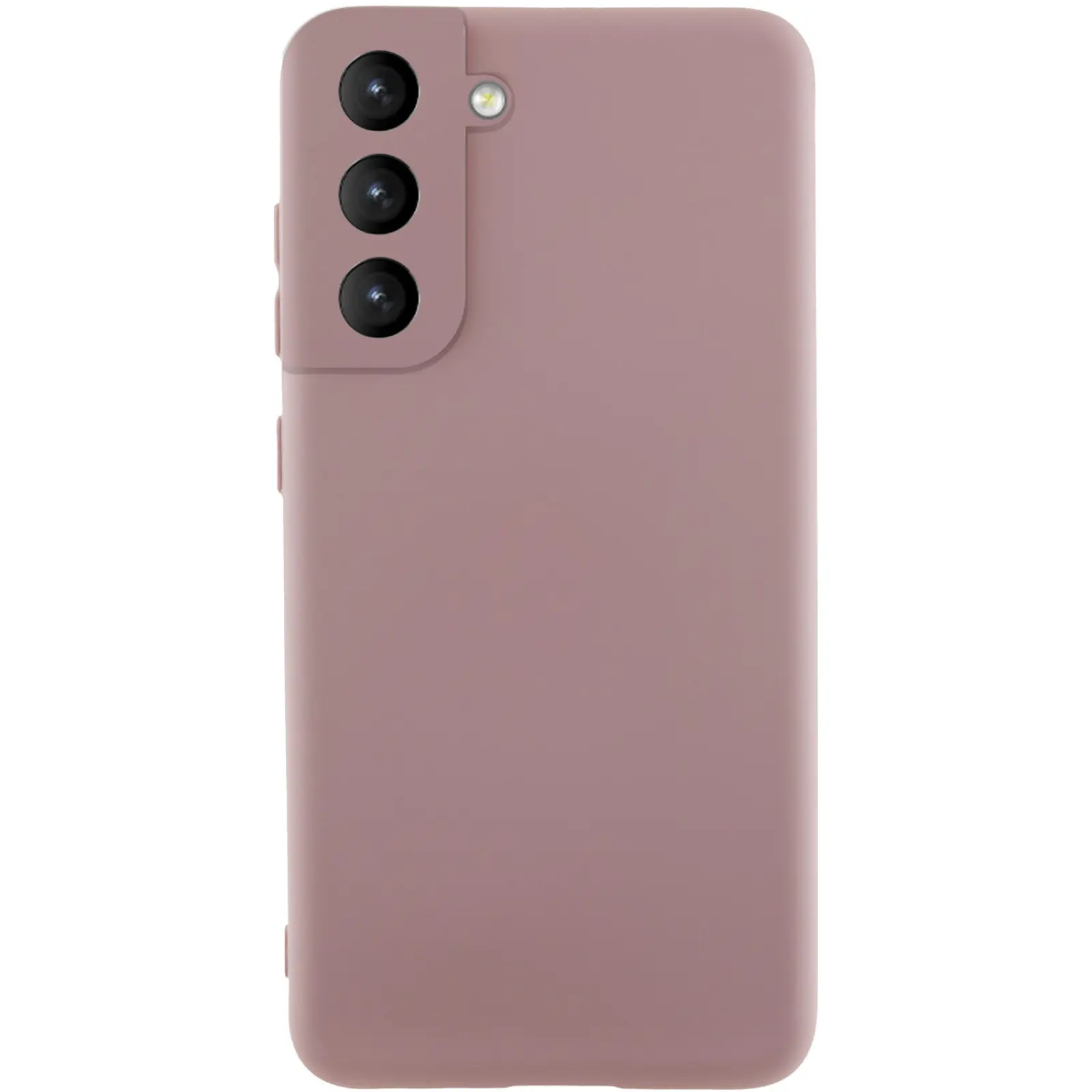 Чехол Silicone Cover Ummi Lakshmi Full Camera (AA) для Samsung Galaxy S21 FE, Розовый / Pink Sand, Силикон, купить оптом с доставкой