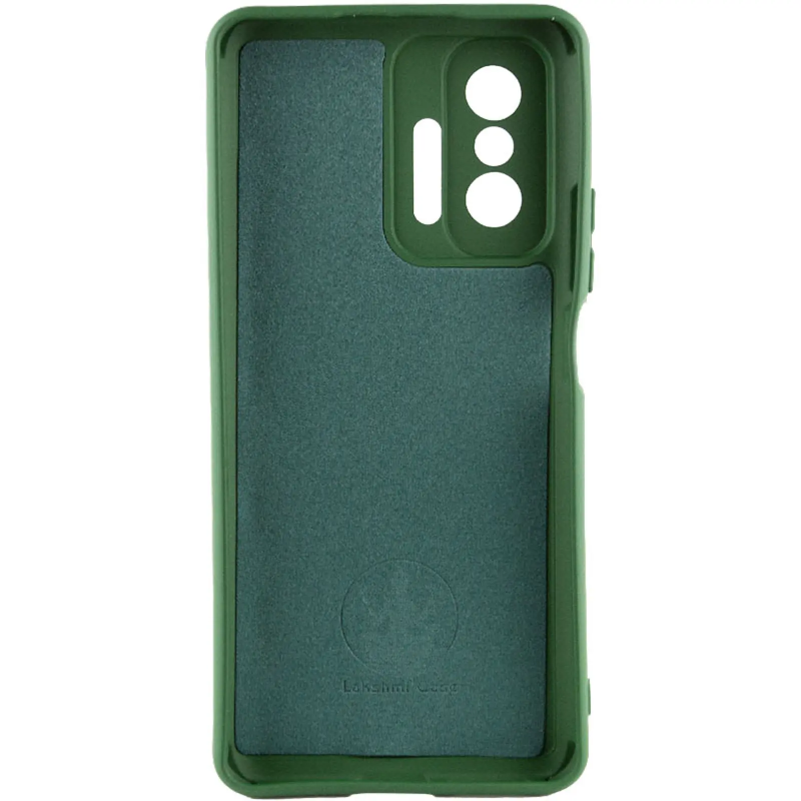 Чехол Silicone Cover Ummi Lakshmi Full Camera (AA) для Xiaomi 11T / 11T Pro, Зеленый / Dark green 1, Силикон, купить оптом с доставкой