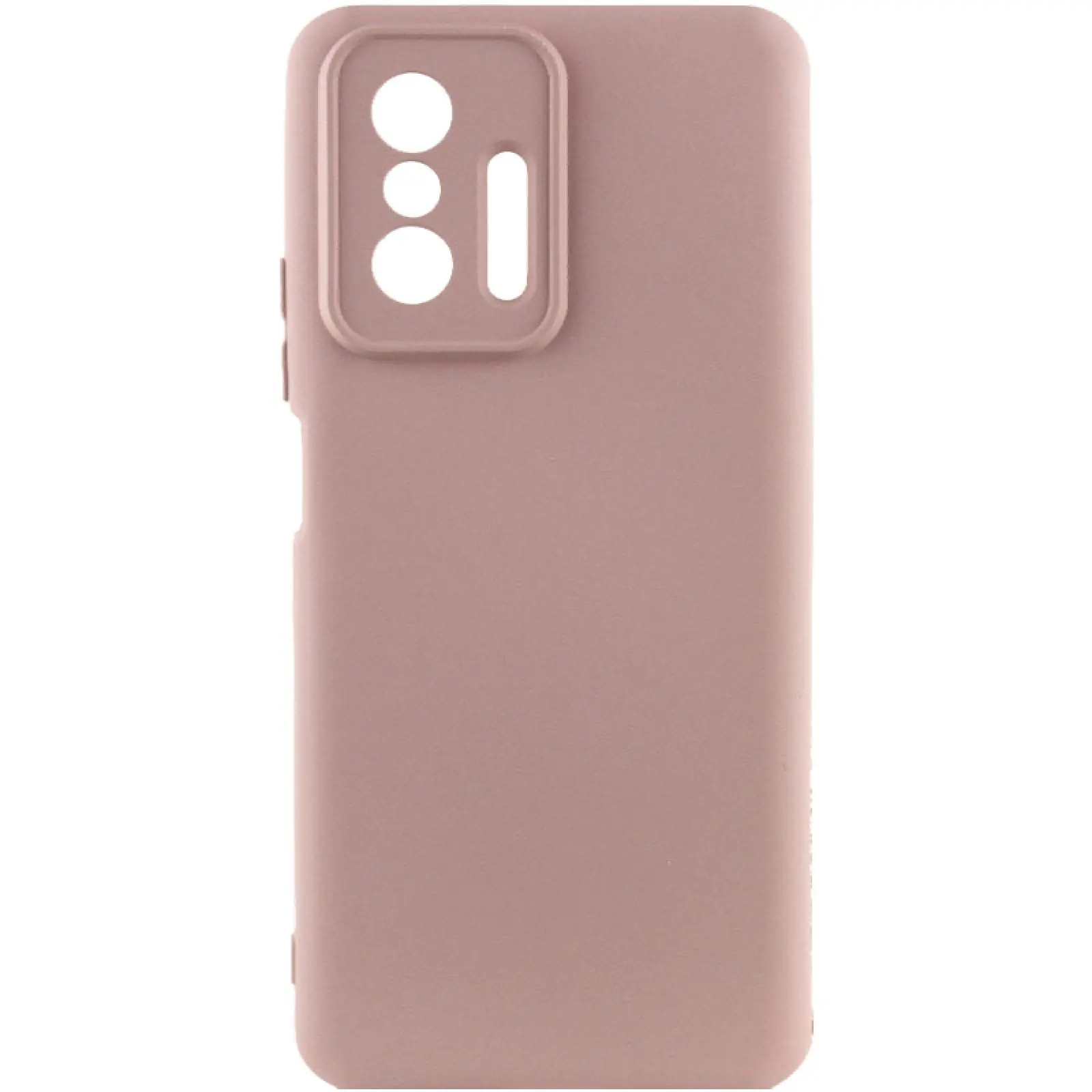 Чехол Silicone Cover Ummi Lakshmi Full Camera (AA) для Xiaomi 11T / 11T Pro, Розовый / Pink Sand, Силикон, купить оптом с доставкой