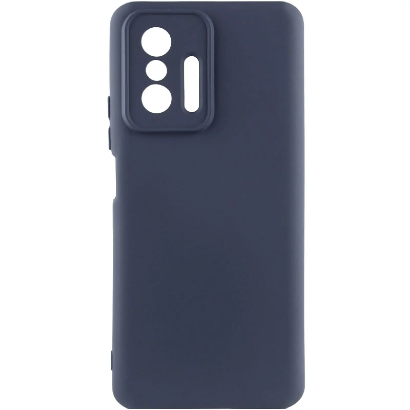 Чехол Silicone Cover Ummi Lakshmi Full Camera (AA) для Xiaomi 11T / 11T Pro, Синий / Midnight Blue, Силикон, купить оптом с доставкой