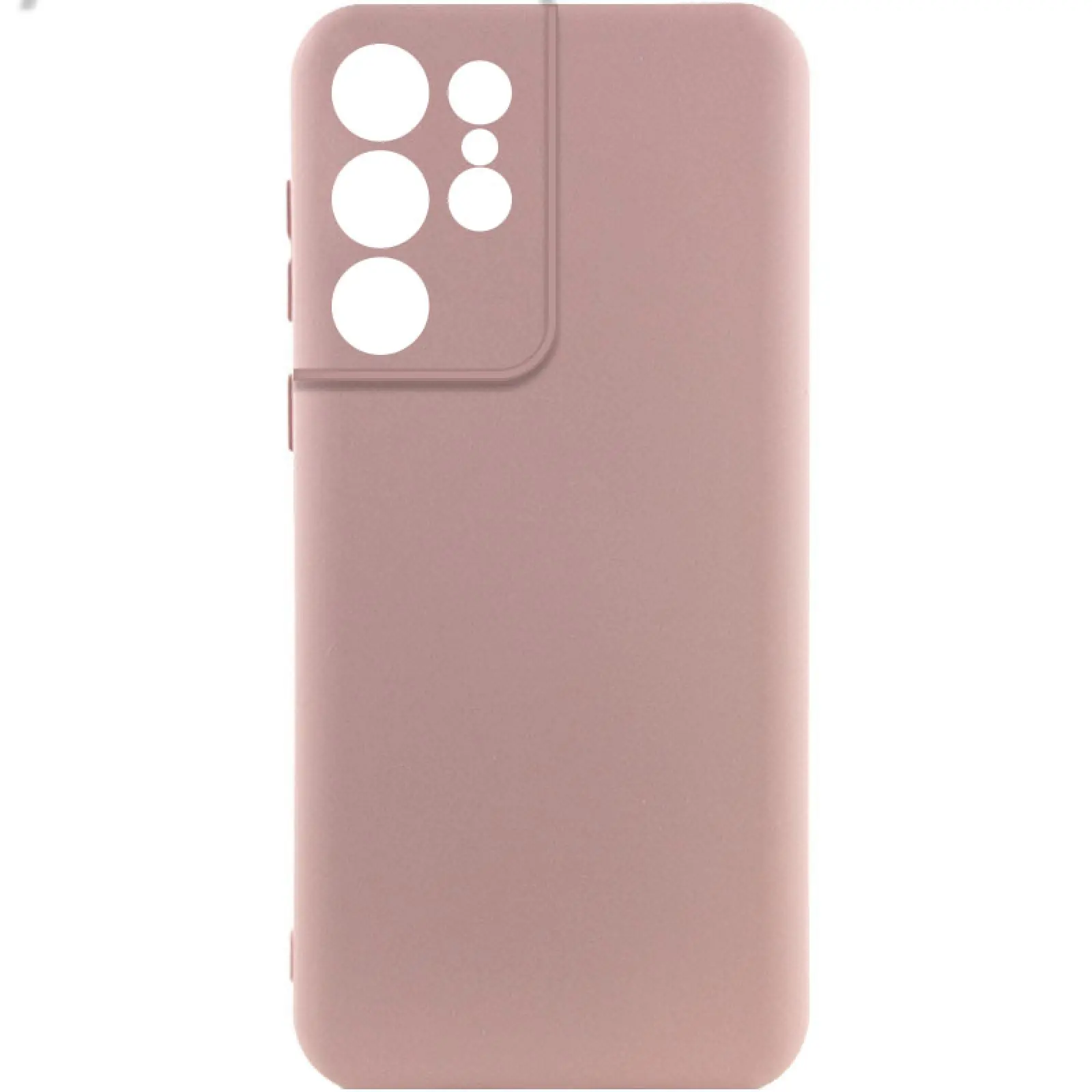 Чехол Silicone Cover Ummi Lakshmi Full Camera (AA) для Samsung Galaxy S22 Ultra, Розовый / Pink Sand, Силикон, купить оптом с доставкой