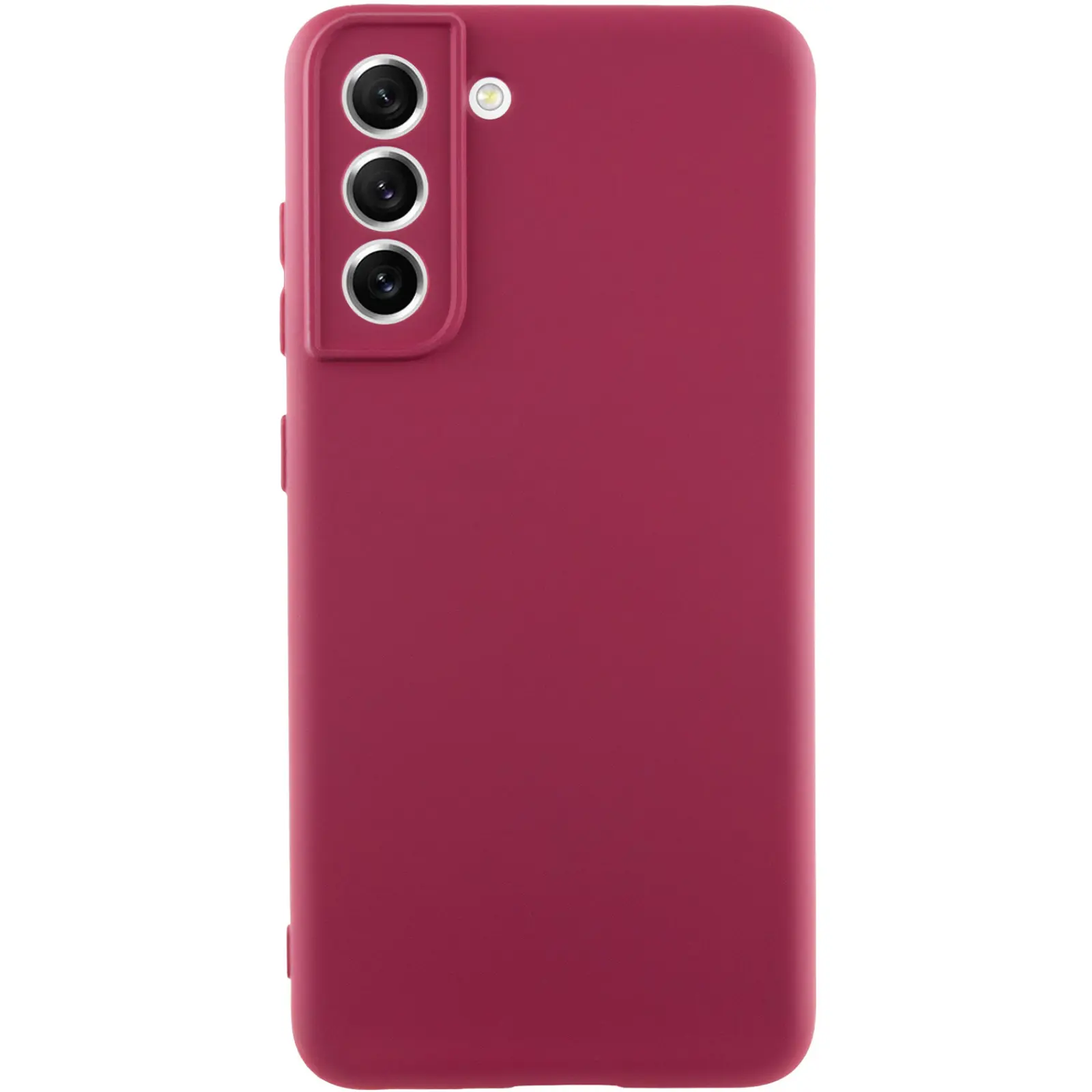Чохол Silicone Cover Ummi Lakshmi Full Camera (AA) для Samsung Galaxy S22, Бордовий / Marsala, Силікон, купити оптом з доставкою