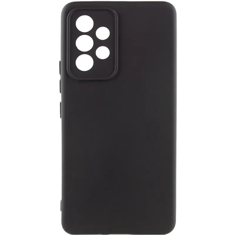Чехол Silicone Cover Ummi Lakshmi Full Camera (AA) для Samsung Galaxy A13 4G, Черный / Black, Силикон, купить оптом с доставкой