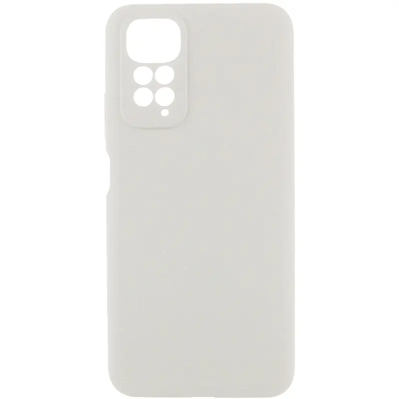 Чехол Silicone Cover Ummi Lakshmi Full Camera (AA) для Xiaomi Redmi Note 11 (Global) / Note 11S, Белый / White, Силикон, купить оптом с доставкой
