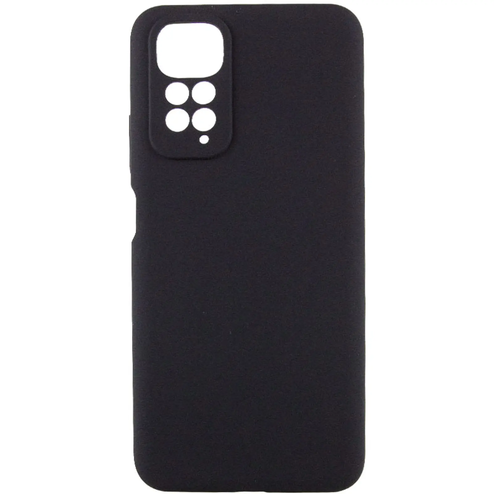 Чехол Silicone Cover Ummi Lakshmi Full Camera (AA) для Xiaomi Redmi Note 11 (Global) / Note 11S, Черный / Black, Силикон, купить оптом с доставкой