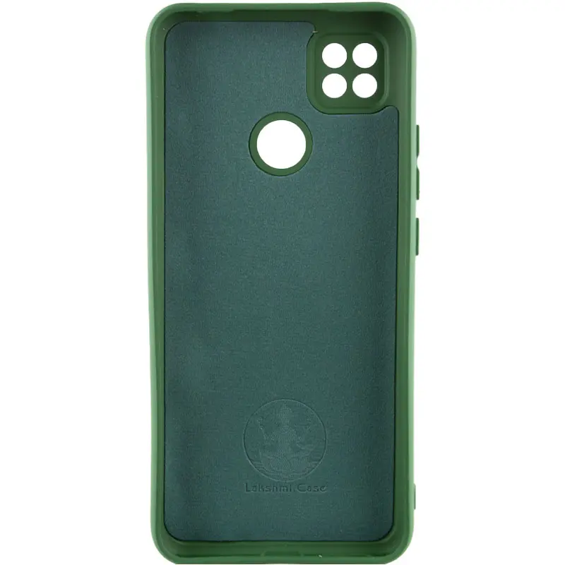 Чехол Silicone Cover Ummi Lakshmi Full Camera (AA) для Xiaomi Redmi 10A / 9C, Зеленый / Dark green 1, Силикон, купить оптом с доставкой