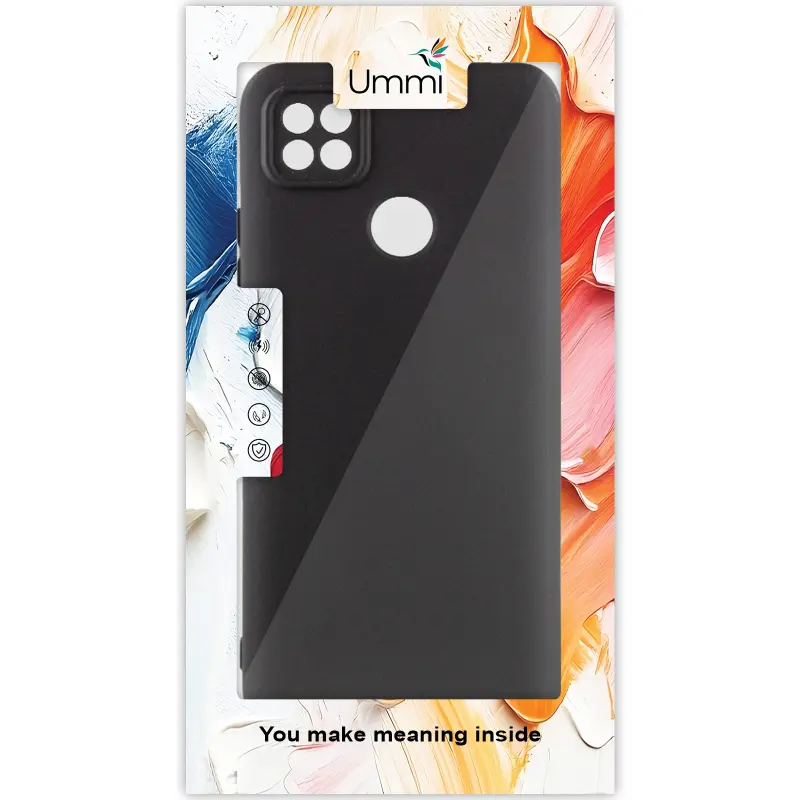 Чехол Silicone Cover Ummi Lakshmi Full Camera (AA) для Xiaomi Redmi 10A / 9C, Черный / Black 2, Силикон, купить оптом с доставкой