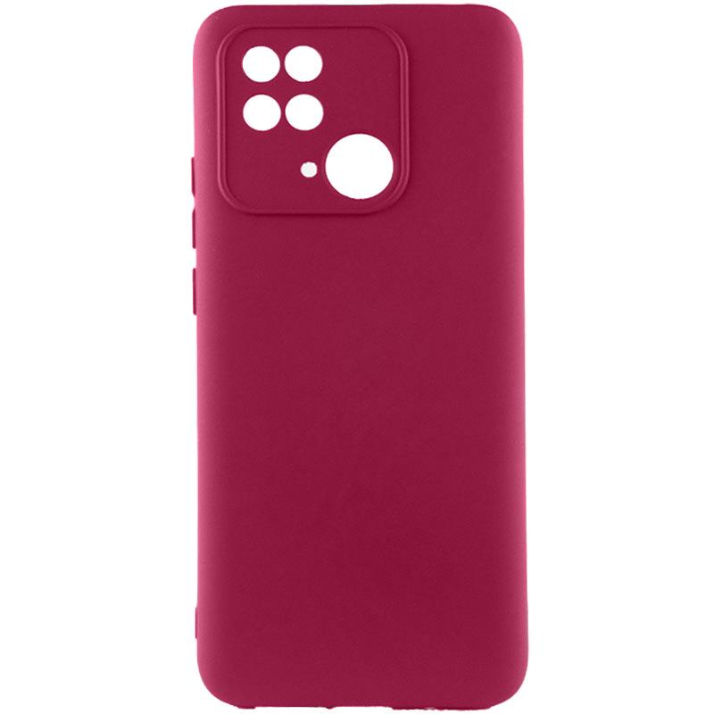Чохол Silicone Cover Lakshmi Full Camera (AA) для Xiaomi Redmi 10C | Мікрофібра на малюнкі №1