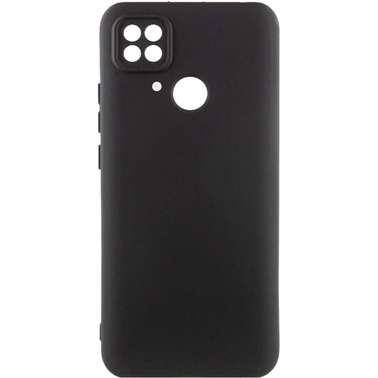 Чехол Silicone Cover Ummi Lakshmi Full Camera (AA) для Xiaomi Redmi 10C, Черный / Black, Силикон, купить оптом с доставкой