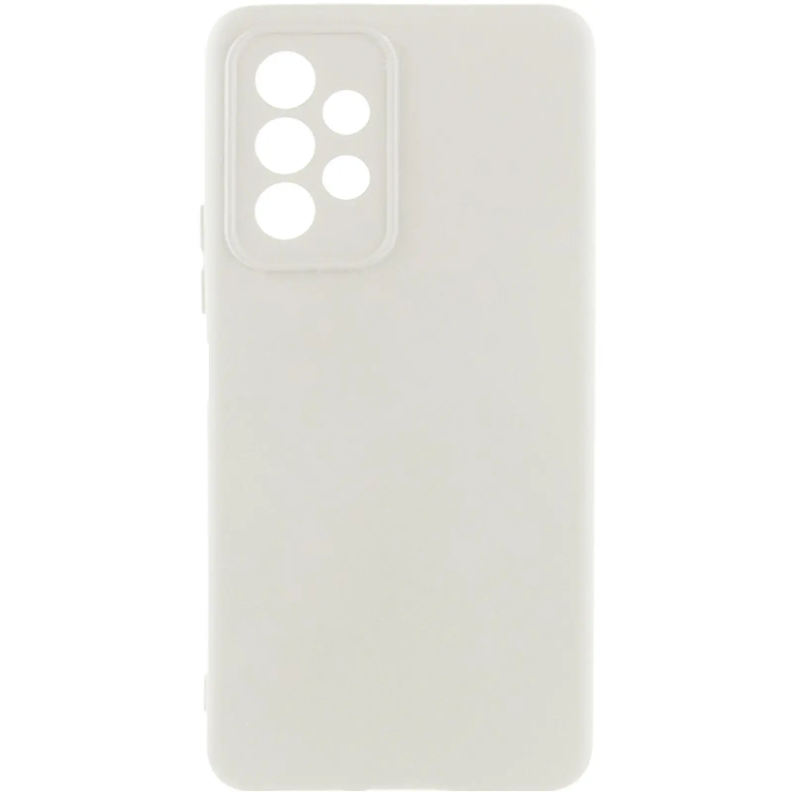 Чехол Silicone Cover Ummi Lakshmi Full Camera (AA) для Samsung Galaxy A23 4G, Белый / White, Силикон, купить оптом с доставкой