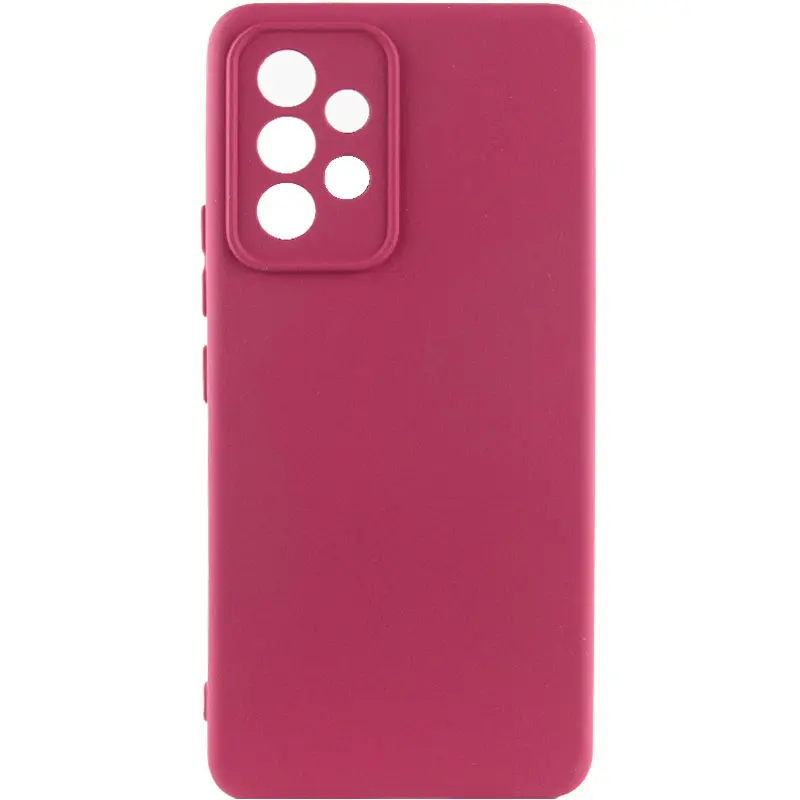 Чохол Silicone Cover Ummi Lakshmi Full Camera (AA) для Samsung Galaxy A33 5G, Бордовий / Marsala, Силікон, купити оптом з доставкою