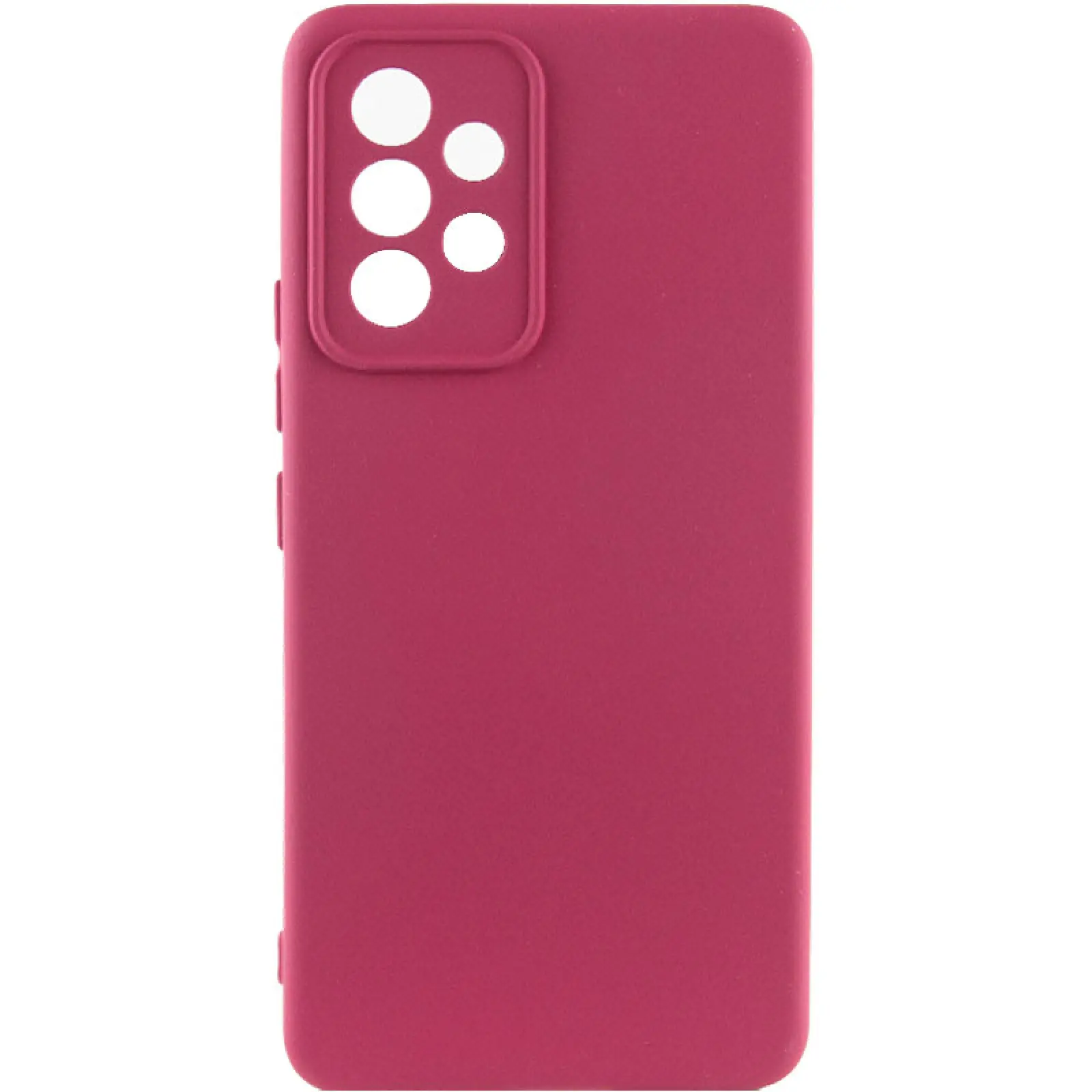 Чохол Silicone Cover Ummi Lakshmi Full Camera (AA) для Samsung Galaxy A33 5G, Бордовий / Marsala, Силікон, купити оптом з доставкою