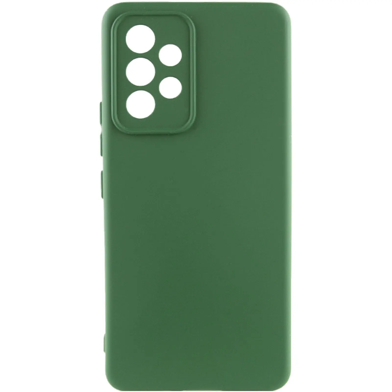 Чехол Silicone Cover Ummi Lakshmi Full Camera (AA) для Samsung Galaxy A33 5G, Зеленый / Dark green, Силикон, купить оптом с доставкой