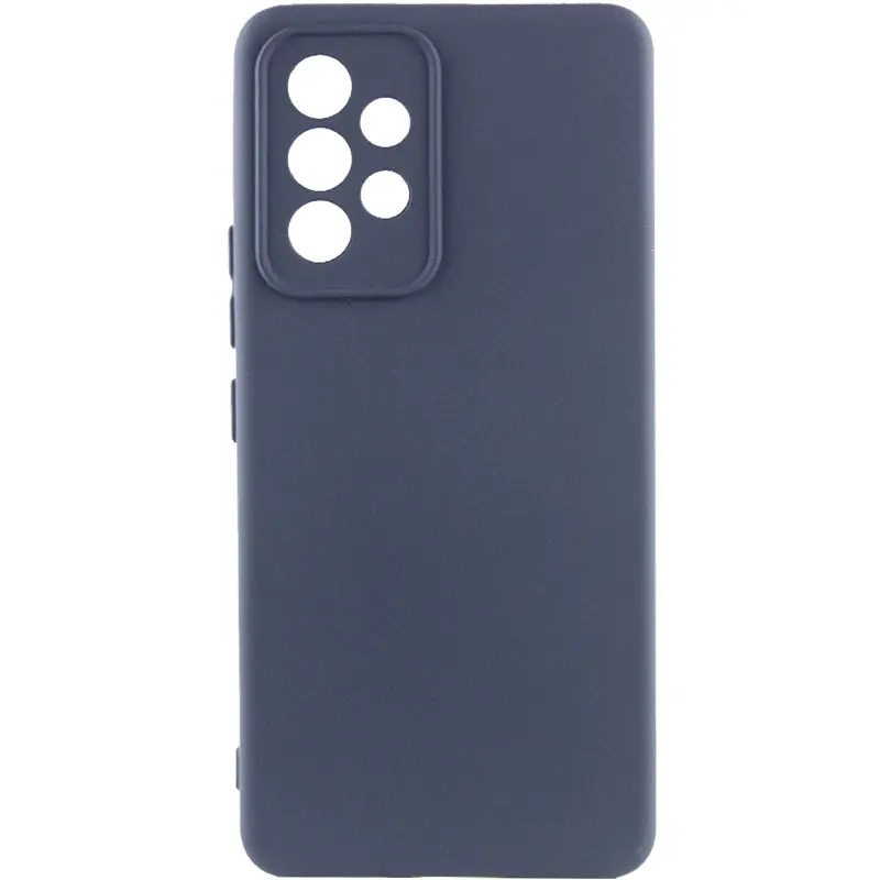 Чехол Silicone Cover Ummi Lakshmi Full Camera (AA) для Samsung Galaxy A33 5G, Синий / Midnight Blue, Силикон, купить оптом с доставкой