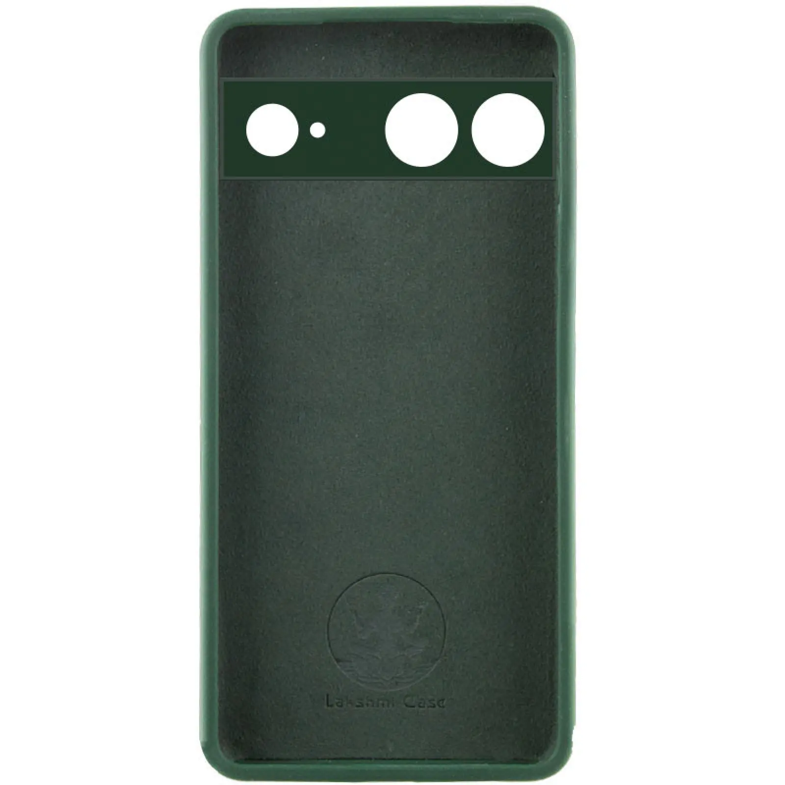Чехол Silicone Cover Ummi Lakshmi Full Camera (AA) для Google Pixel 7, Зеленый / Dark green 1, Силикон, купить оптом с доставкой