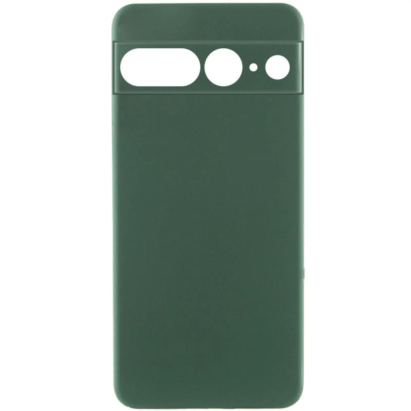 Чехол Silicone Cover Ummi Lakshmi Full Camera (AA) для Google Pixel 7 Pro, Зеленый / Dark green, Силикон, купить оптом с доставкой
