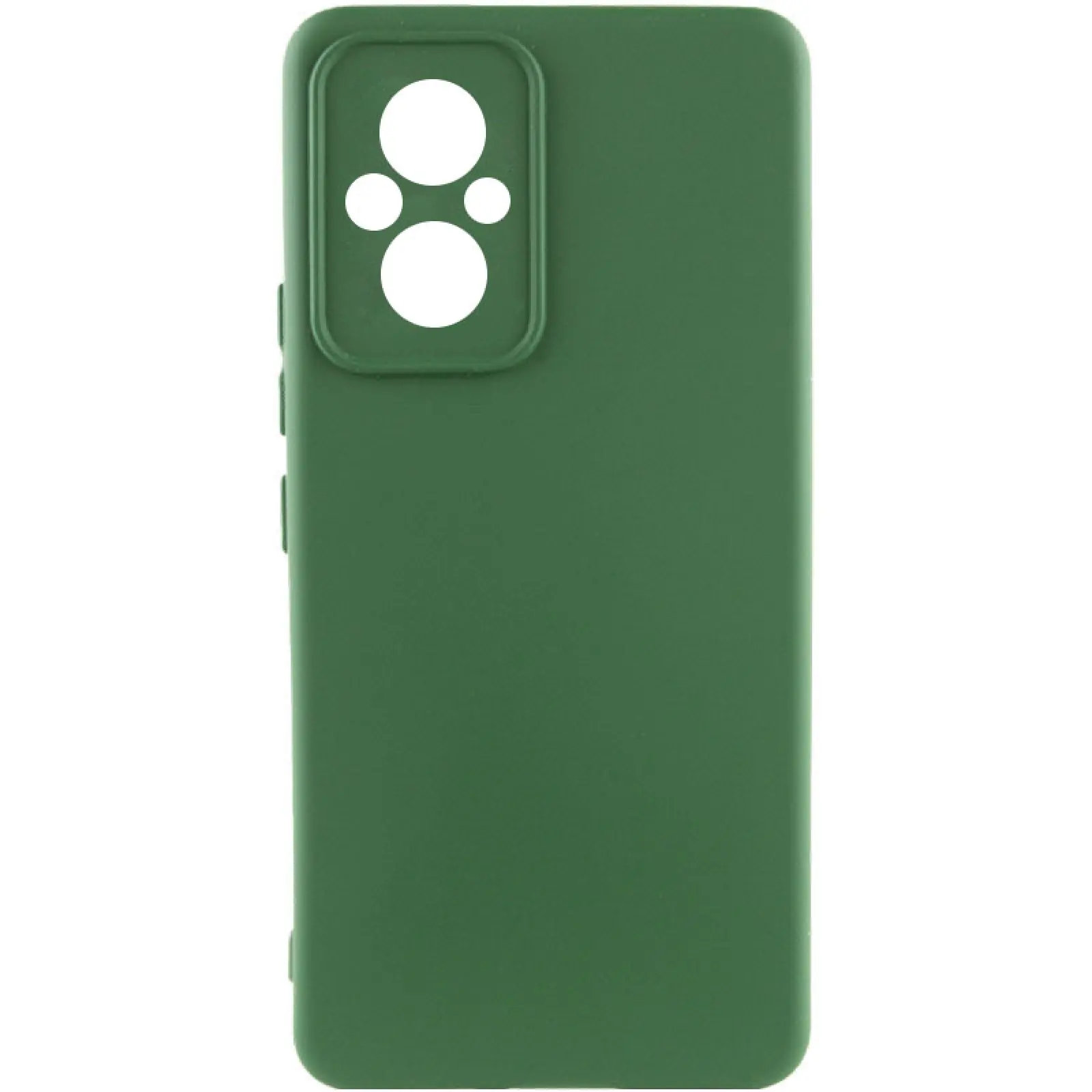 Чехол Silicone Cover Ummi Lakshmi Full Camera (AA) для Xiaomi Poco M5, Зеленый / Dark green, Силикон, купить оптом с доставкой