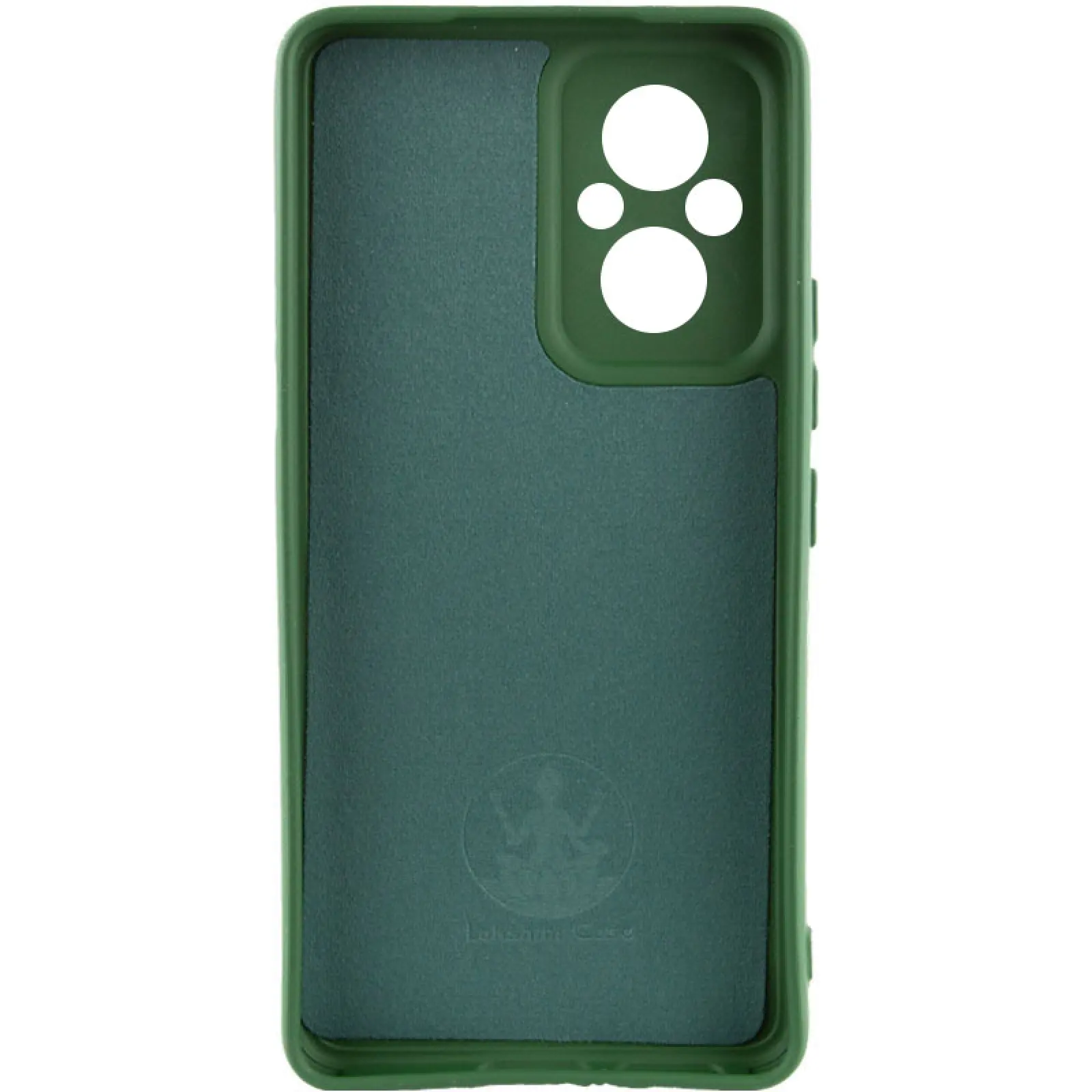 Чехол Silicone Cover Ummi Lakshmi Full Camera (AA) для Xiaomi Poco M5, Зеленый / Dark green 1, Силикон, купить оптом с доставкой