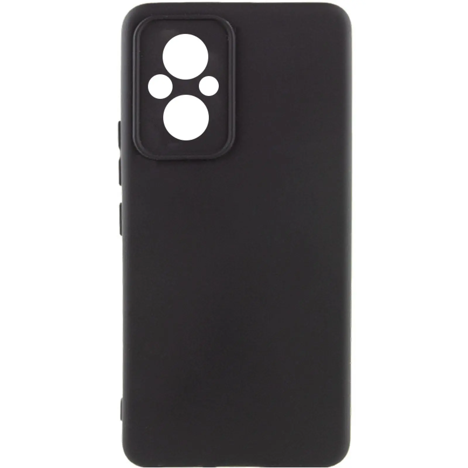 Чехол Silicone Cover Ummi Lakshmi Full Camera (AA) для Xiaomi Poco M5, Черный / Black, Силикон, купить оптом с доставкой
