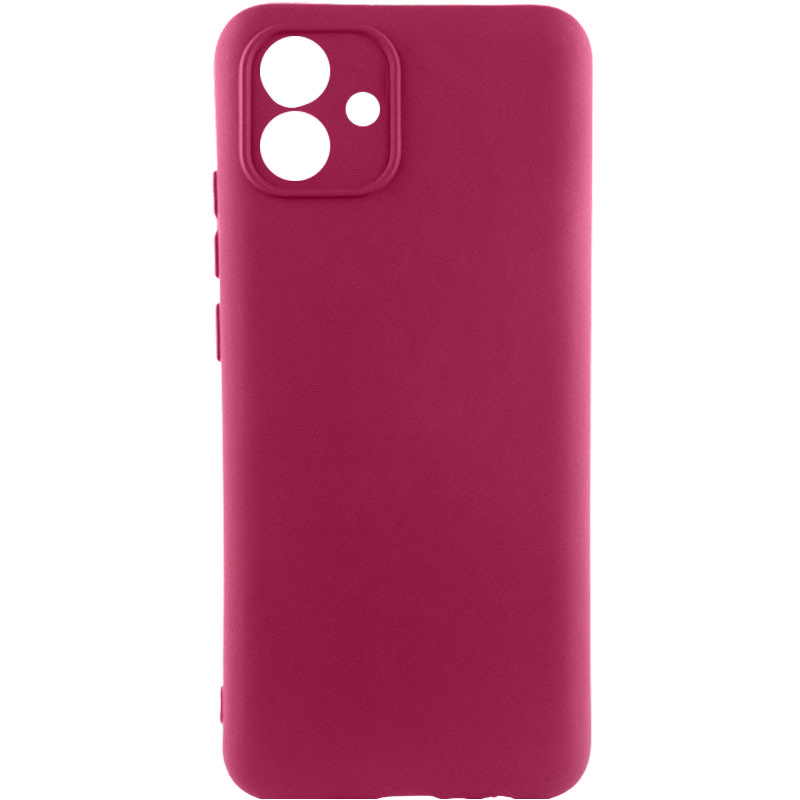 Чохол Silicone Cover Lakshmi Full Camera (AA) для Samsung Galaxy A04 | Мікрофібра на малюнкі №1