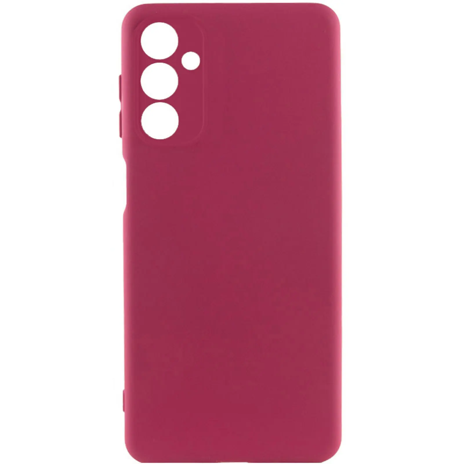 Чохол Silicone Cover Ummi Lakshmi Full Camera (AA) для Samsung Galaxy A04s, Бордовий / Marsala, Силікон, купити оптом з доставкою